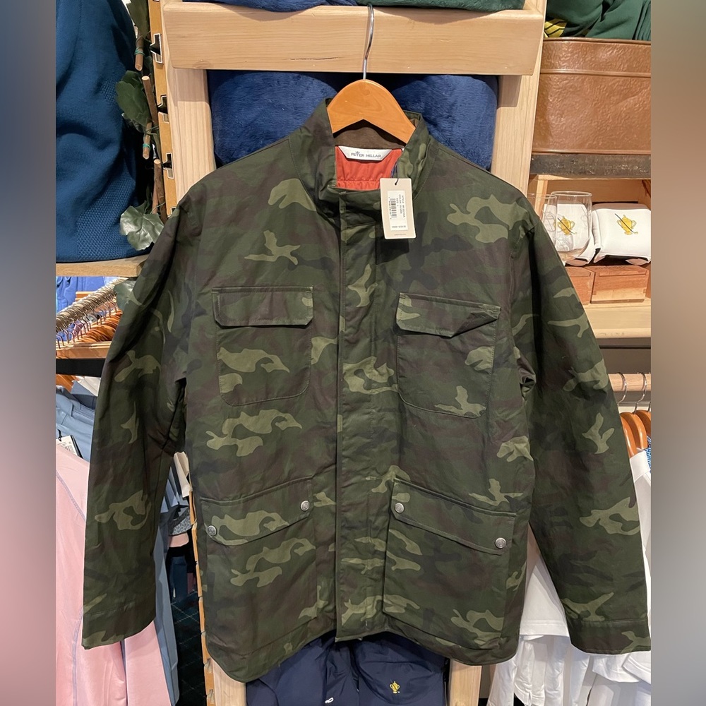 Peter Millar Mens Waxed Cotton Field Jacket